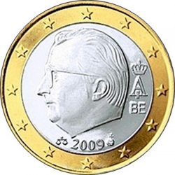 Третій тип бельгійських монет схожий з другим, проте портрет Альберта II повернений до варіанту першого типу