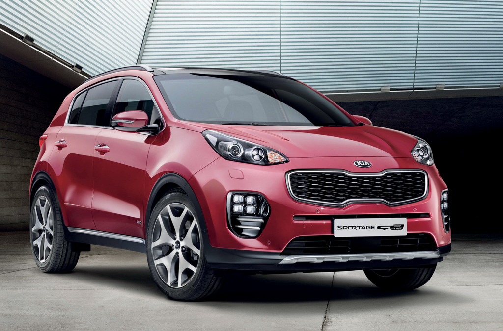 Компактний кросовер Kia Sportage в Україні продається в чотирьох комплектаціях