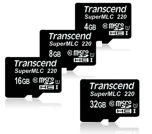 На всі карти пам'яті Transcend microSD на основі флеш-пам'яті SuperMLC, які доступні у варіантах ємністю 4, 8, 16 і 32 ГБ, поширюється дворічна обмежена гарантія